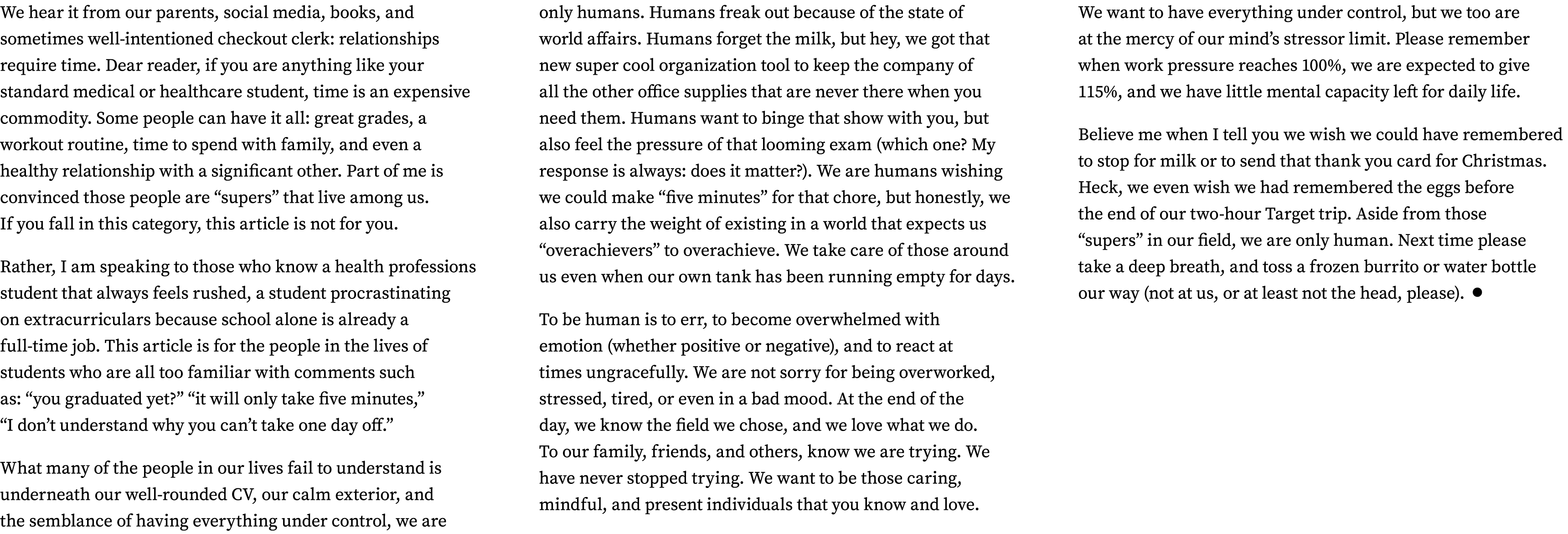 We hear it from our parents, social media, books, and sometimes well-intentioned checkout clerk: relationships requir   