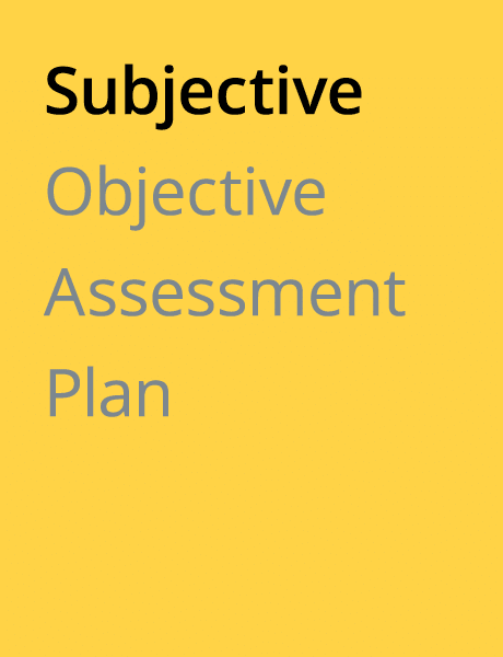 Subjective Objective Assessment Plan