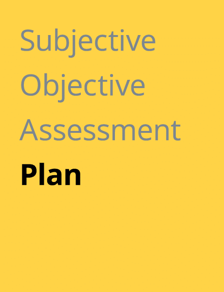 Subjective Objective Assessment Plan